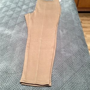 Style & co women ponte leggings, size 18 W, color- tobacco, inseam 26 inches 252